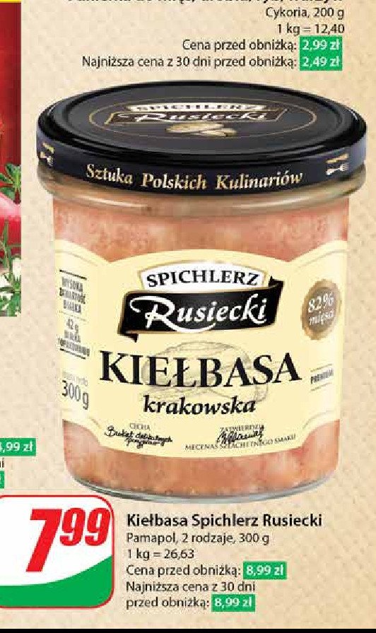 Kiełbasa krakowska Spichlerz rusiecki promocja