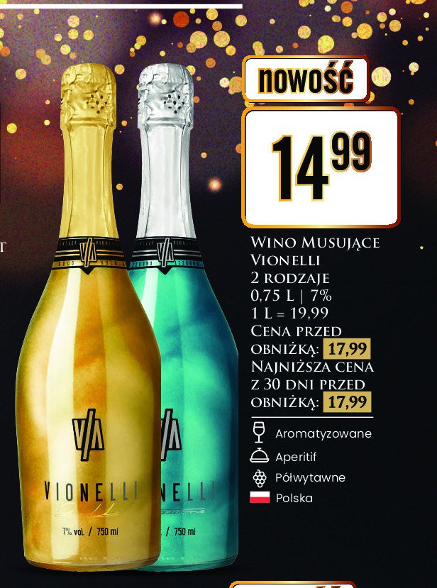 Wino VIONELLI GOLD promocja