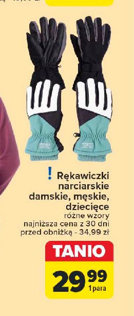 Rękawice narciarskie damskie promocja