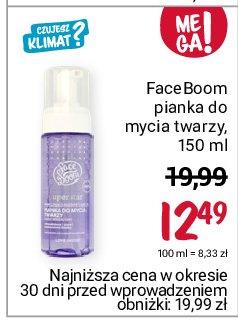 Pianka do mycia twarzy Face boom promocja