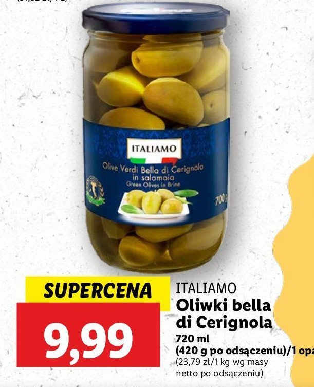 Oliwki bella di cerignola Italiamo promocja