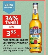 Piwo Desperados lemon 0% promocja