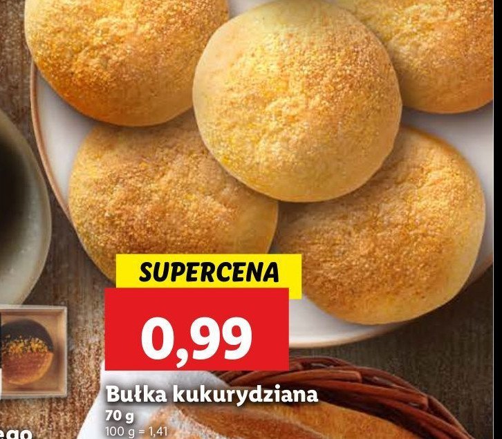 Bułka kukurydziana promocja