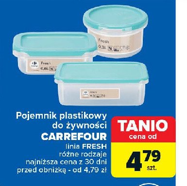 Pojemnik na żywność Carrefour promocja