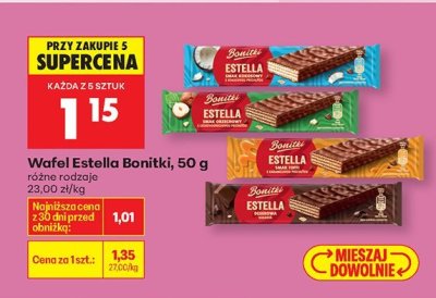 Wafel Estella Bonitki, 50 g promocja w Biedronka
