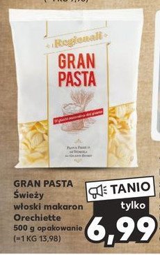 Makaron orechiette Gran pasta promocja