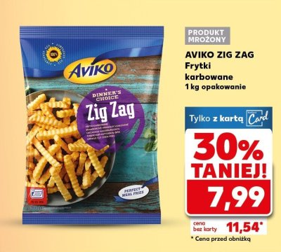 Frytki karbowane Zig Zag promocja w Kaufland