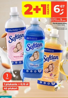 Płyn do płukania Softlan Ultra różne rodzaje promocja w Dealz
