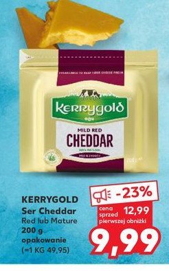 Ser cheddar mature Kerrygold promocja