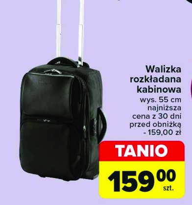 Walizka rozkładana kabinowa 55 cm promocja