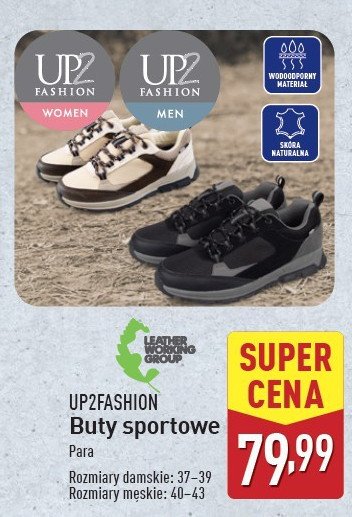 Buty sportowe męskie 40-43 Up2fashion promocja w Aldi