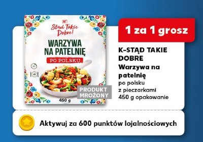 Warzywa na patelnię po polsku z pieczarkami promocja w Kaufland