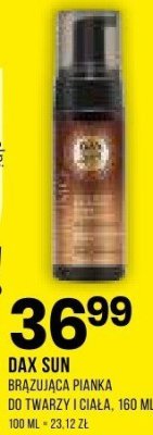 Brązująca pianka DAX SUN promocja w Drogerie Natura