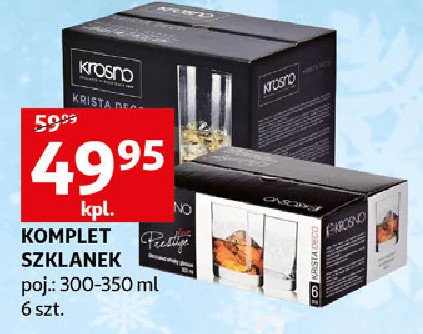 Szklanka long drink 300 ml linia virgo prestige Krosno s.a. promocja