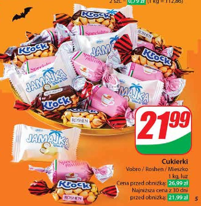 Cukierki johnny krocker milk Roshen promocja