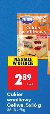 Cukier wanilinowy 5-pak promocja w Biedronka