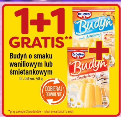 Budyn o smaku śmietankowym Dr. Oetker promocja w POLOmarket