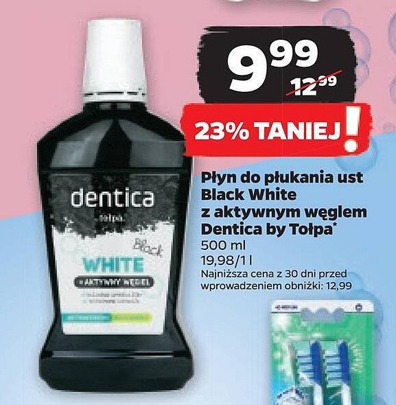 P艂yn do p艂ukania ust black white Dentica promocja