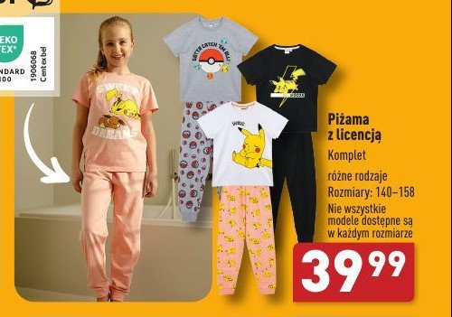 Piżama dziewczęca 140-158 pokemon promocja