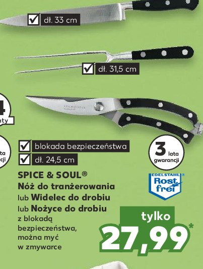 Nóż do tranżerowania K-classic spice & soul promocja
