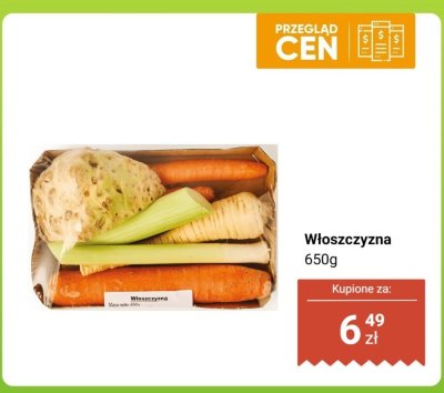 Włoszczyzna 650g promocja w Dino