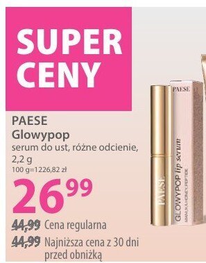 Serum do ust PAESE Glowypop serum do ust, różne odcienie promocja w Hebe