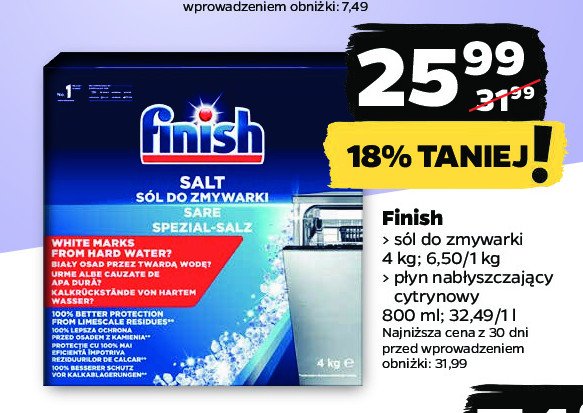 P艂yn nab艂yszczaj膮cy lemon Finish nab艂yszczacz promocja