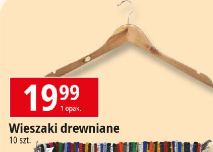 Wieszak drewniany promocja w Black Red White