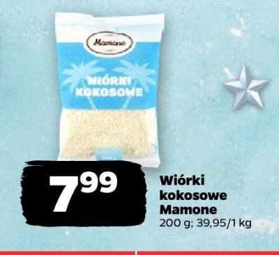 Wiórki kokosowe Mamone promocja w Netto