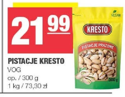 Pistacje KRESTO VOG promocja w SPAR