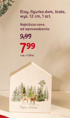 Figurka dom biały 12 cm Eloy promocja w Rossmann