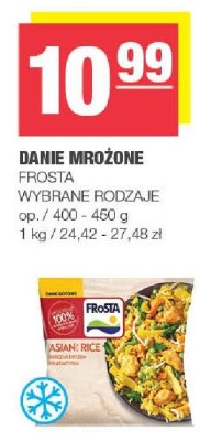 Danie mrożone FROSTA wybrane rodzaje promocja w SPAR
