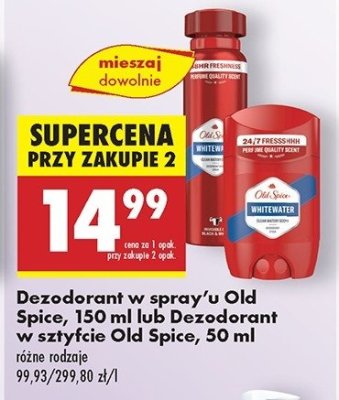 Dezodorant Old spice whitewater promocja