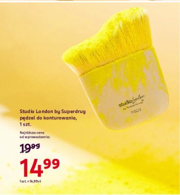 Pędzel do konturowania Studio london by superdrug promocja