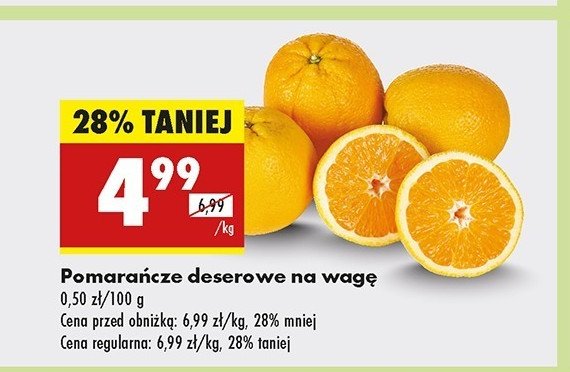 Pomara艅cze deserowe promocja