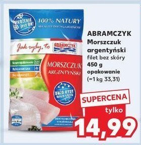 Morszczuk filet bez skóry Abramczyk promocja