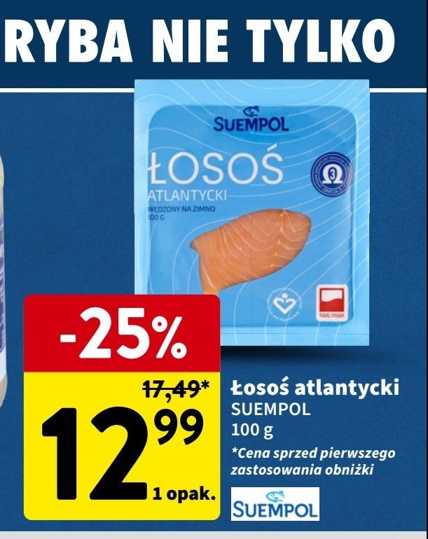 Łosoś atlantycki Suempol promocja w Intermarche