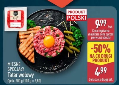 Tatar wołowy  promocja w Aldi