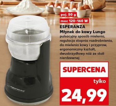 M艂ynek do kawy lungo czarny Esperanza promocja