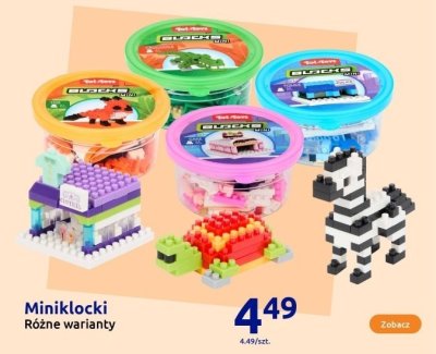 Miniklocki różne warianty Action promocja