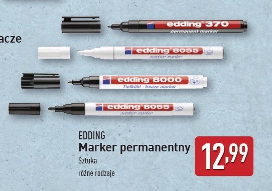 Marker permanentny biały Edding promocja w Aldi