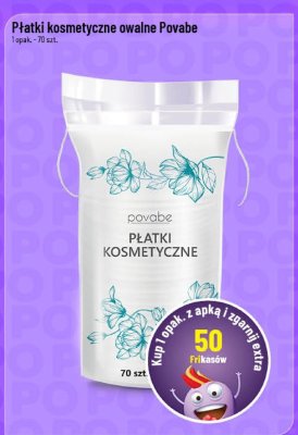 Płatki kosmetyczne owalne Povabe promocja w POLOmarket