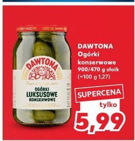 Ogórki luksusowe Dawtona promocja w Kaufland