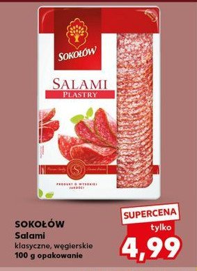 Salami węgierskie Sokołów promocja w Kaufland
