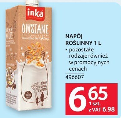 Napój roślinny NAPÓJ ROŚLINNY 1 l 496607 promocja w Selgros