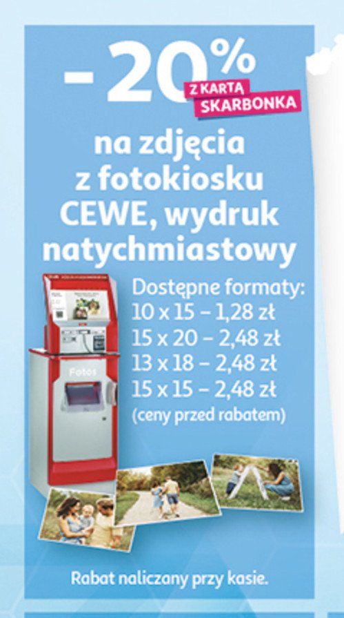 Zdj臋cie natychmiastowe 10 x 15 cm Cewe promocja