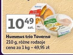 Hummus trio Taverna dell' ancora promocja