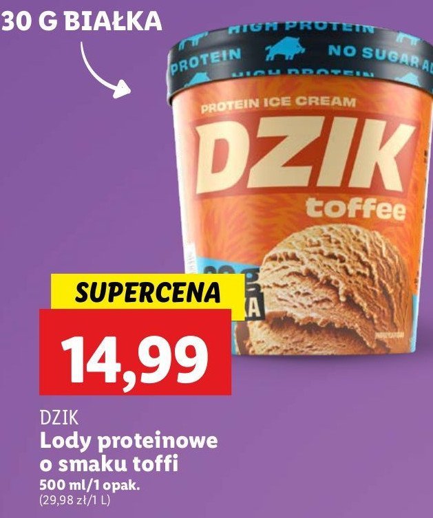 Lody toffee WK DZIK promocja