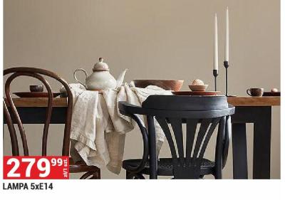 Lampa 5xE14 promocja w Merkury Market