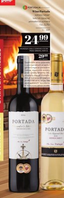 Wino Portada białe 0,75l promocja w POLOmarket
